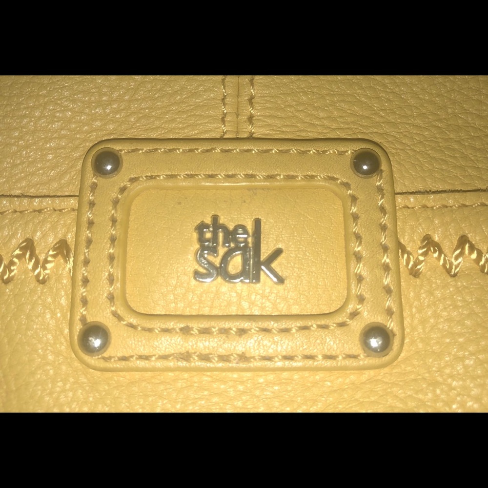 The Sak Tote Leather Purse Yellow - Picture 8 of 8
